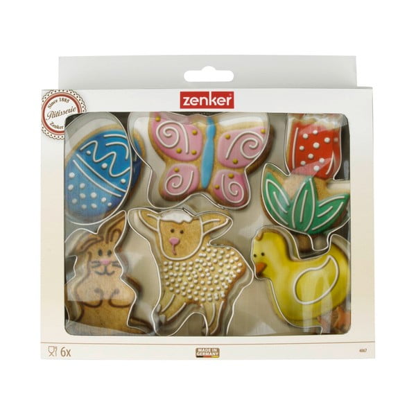 Set 6 forme pentru prăjituri de Paște Zenker-image-2