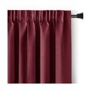 Draperie burgundy dimout (semi-opacă) 140x270 cm Kierra – Restilo