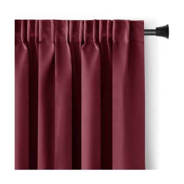 Draperie burgundy dimout (semi-opacă) 140x245 cm Kierra – Restilo