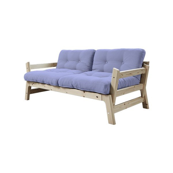 Canapea extensibilă Karup Step Natural/Blue Breeze-image-4