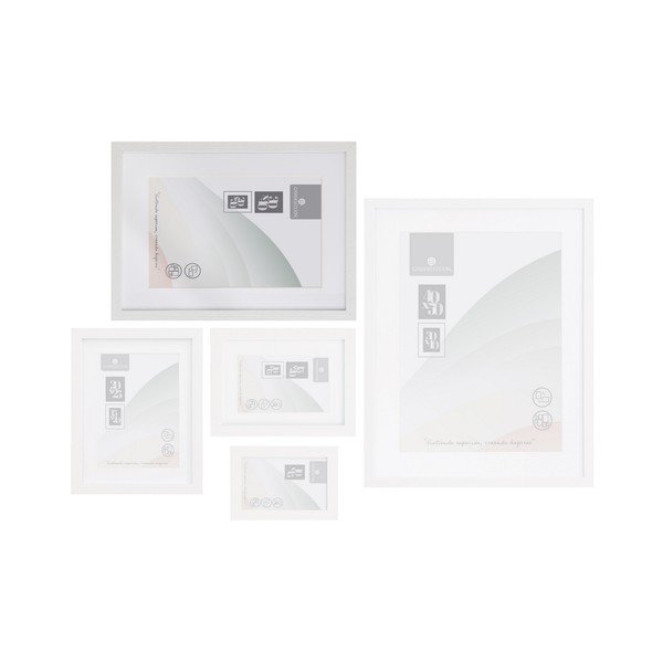 Ramă foto albă de agățat 32x42 cm Sencillo – Casa Selección-image-1
