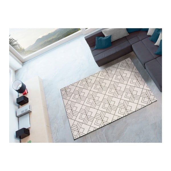 Covor pentru exterior Universal Silvana Caretto, 120 x 170 cm, bej-alb-image-2