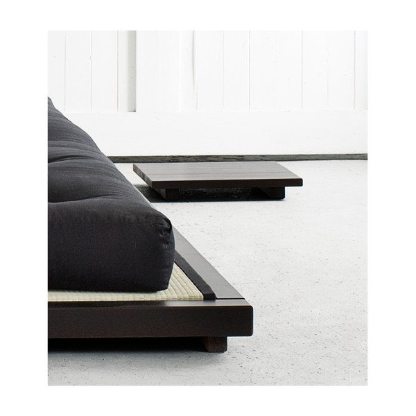 Set 2 noptiere din lemn de pin Karup Design Dock Black, negru-image-1