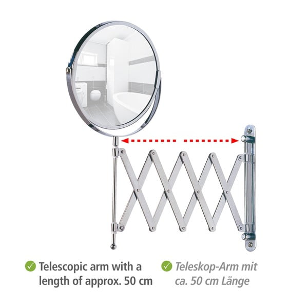 Oglindă cosmetică (3x) de mărire ø 17 cm Exclusive – Wenko-image-3