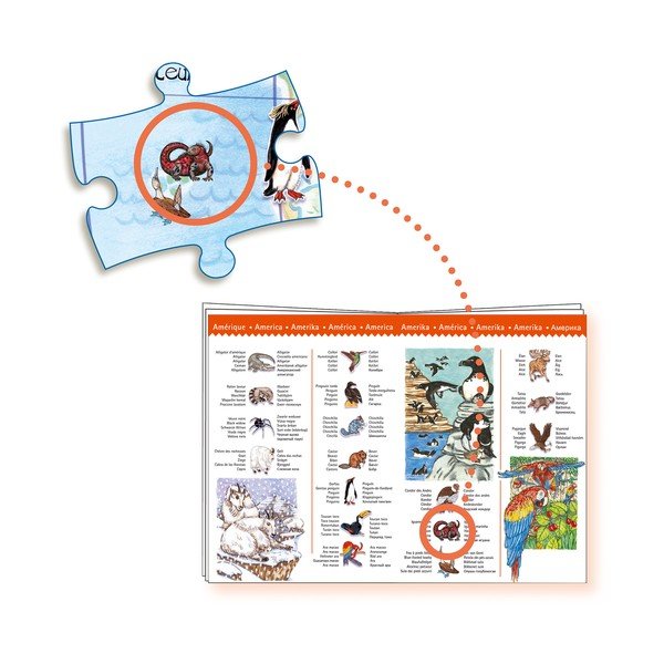 Puzzle World's animals - Djeco-image-1