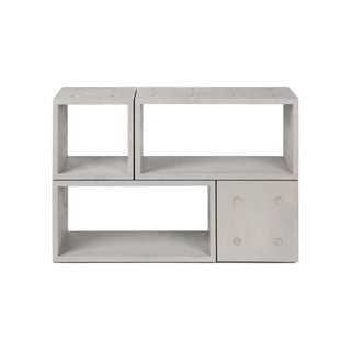 Bibliotecă variabilă din beton cu 4 părți Lyon Béton Dice
