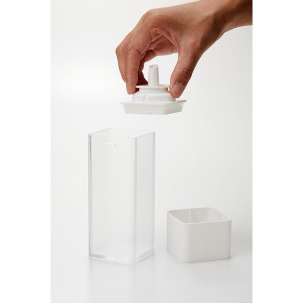 Recipient de ulei / oțet Yamazaki Tower, 250 ml, alb-image-3