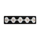Cuier de perete negru 48 cm Rizar  – PT LIVING