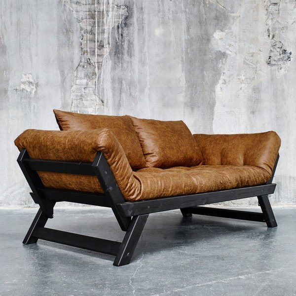 Canapea Karup Vintage Bepop Black/Cognac-image-3