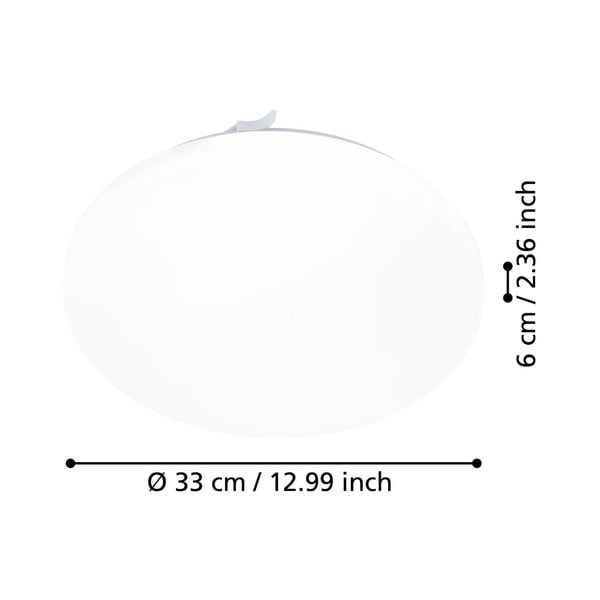Plafonieră albă LED FRANIA – EGLO-image-2