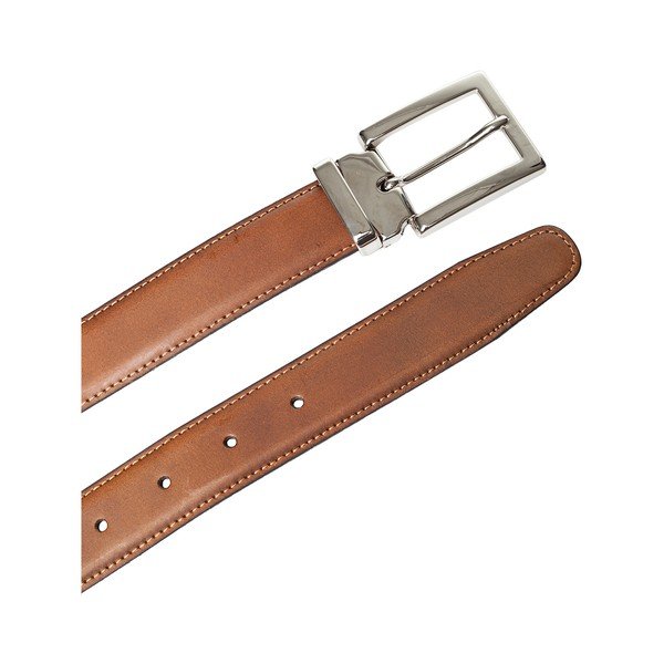 Curea din piele pentru bărbați Ferruccio Laconi Bjarni, lungime 110 cm, maro coniac-image-1