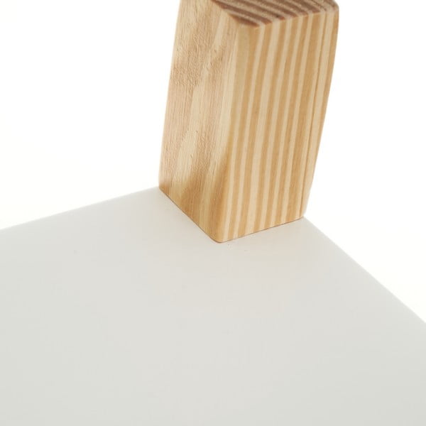 Bibliotecă de copii albă cu ușă glisantă 70x77 cm – Casa Selección-image-1