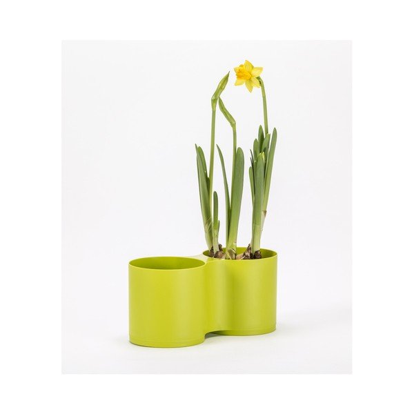 Ghiveci dublu Plastia Modulo, verde-image-2