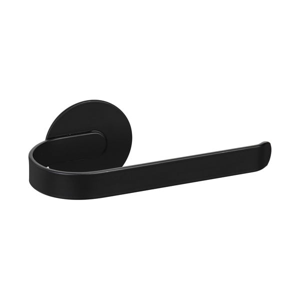 Suport pentru hârtie igienică negru mat autoadeziv din metal Bivio – Wenko-image-2