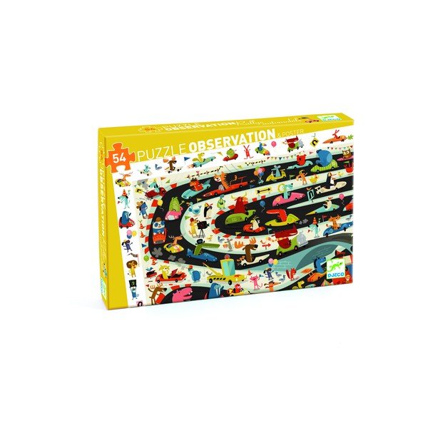 Puzzle pentru copii Djeco Observation Raliu-image-1