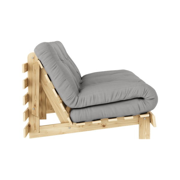 Canapea gri extensibilă 160 cm Roots - Karup Design-image-4