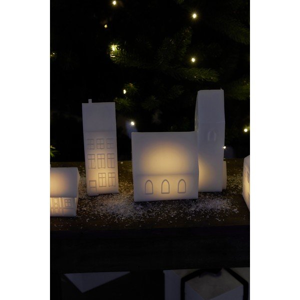 Decorațiune luminoasă albă cu baterii Copenhagen Half-Timbered House – Sirius-image-3