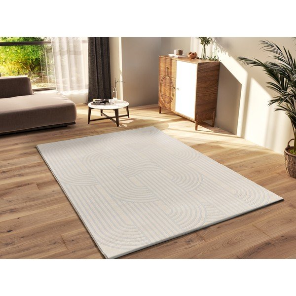 Covor gri deschis-fildeș 160x230 cm Baresa – Universal-image-1