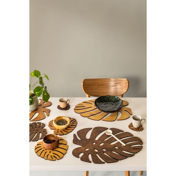 Suport pentru farfurii din lemn 45x33 cm - ZicZac-image-1