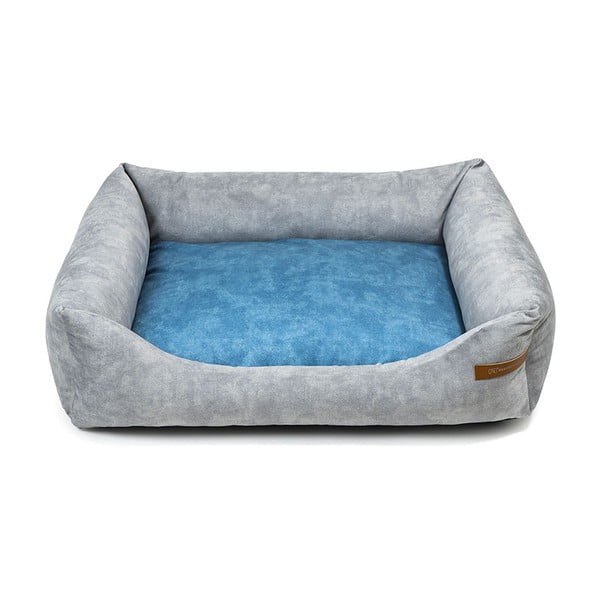 Pat   albastru-gri deschis pentru câini 75x85 cm SoftBED Eco L – Rexproduct