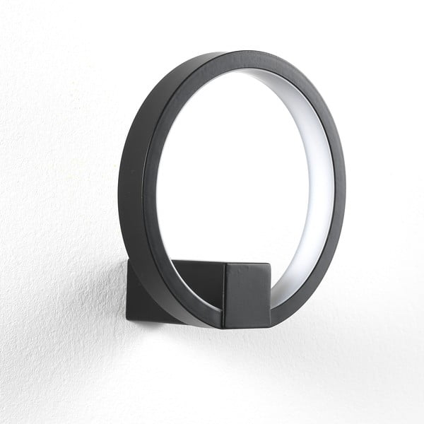 Aplică Tomasucci Ring, ø 15 cm, negru