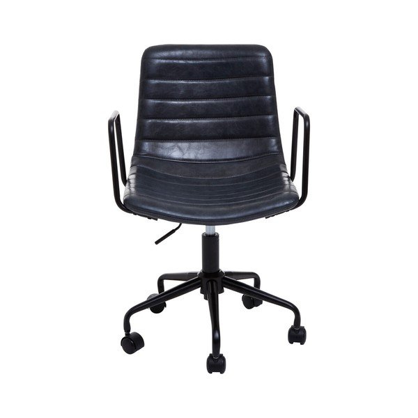 Scaun de birou gri închis din imitație de piele Forbes – Premier Housewares-image-2