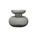 Vază gri deschis din sticlă lucrată manual (înălțime 9 cm) Inu – Zone