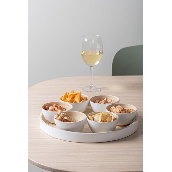 Set de servire alb din bambus ø 32 cm Puro – PT LIVING-image-1