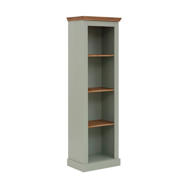 Bibliotecă verde-deschis din lemn de pin 55x180 cm Selma – Støraa-image-1