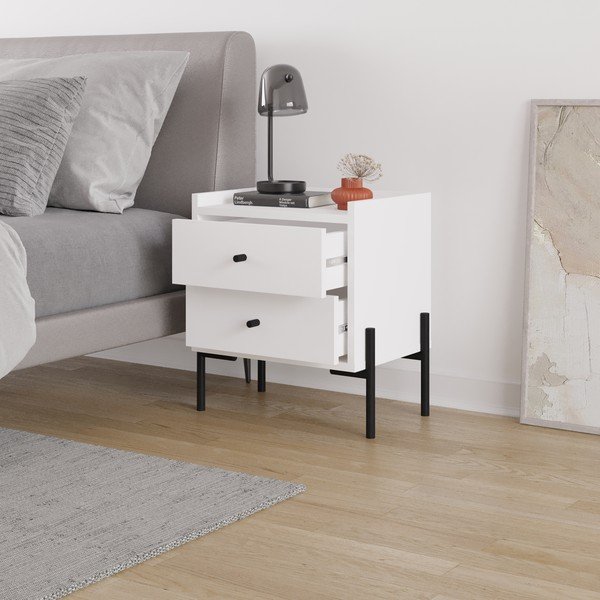 Noptieră albă Mayra – Marckeric-image-1