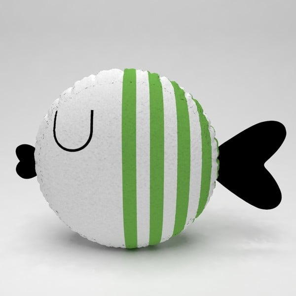 Pernă pentru copii OYO Kids Fish With Green Stripes