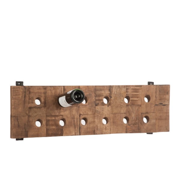 Suport pentru vin din lemn J-Line Winerack, 26 x 90 cm