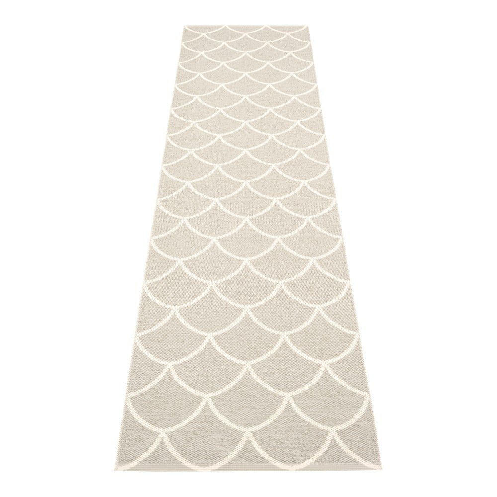 Covor tip traversă pentru interior și exterior crem 70x300 cm Kotte Linen – Pappelina