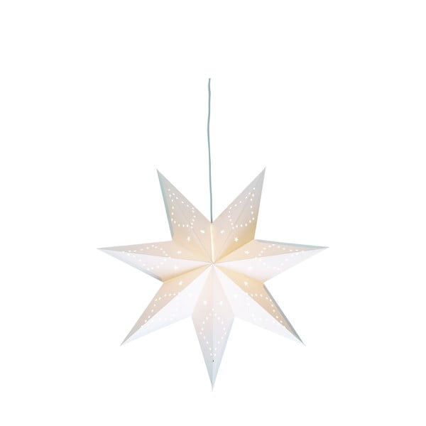 Decorațiune luminoasă albă ø 75 cm  cu model de Crăciun Saturnus – Markslöjd
