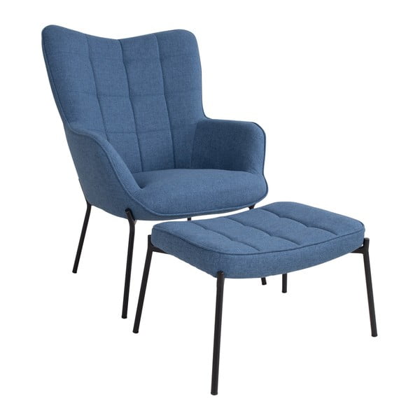 Fotoliu House Nordic Glasgow, albastru-image-4