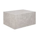 Măsuță de cafea bej cu aspect de marmură 60x80 cm Prague – House Nordic