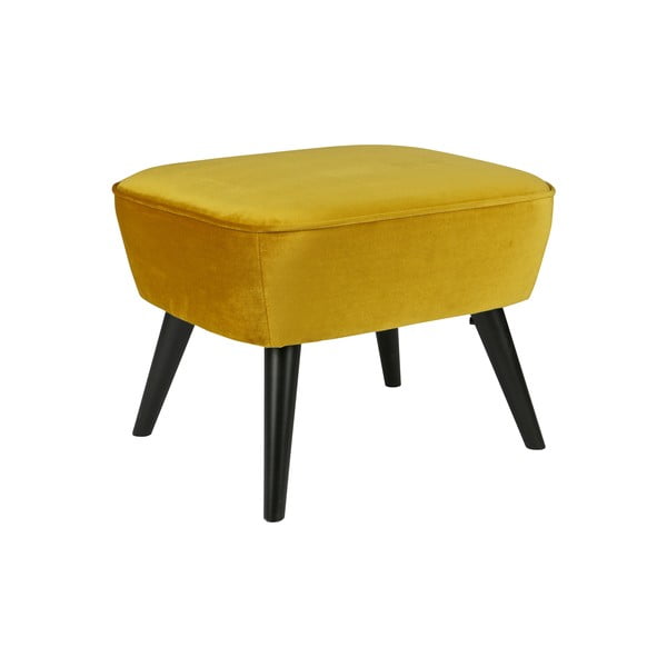 Taburet WOOOD Sara, galben muștar-image-2