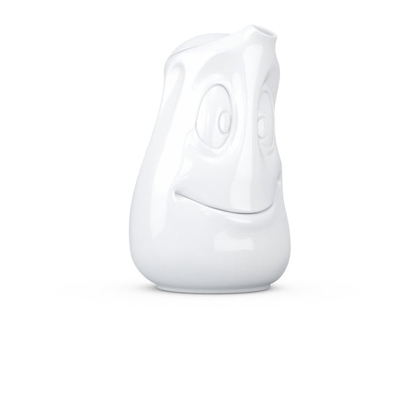 Ceainic din porțelan, zâmbet, 58products, alb-image-3