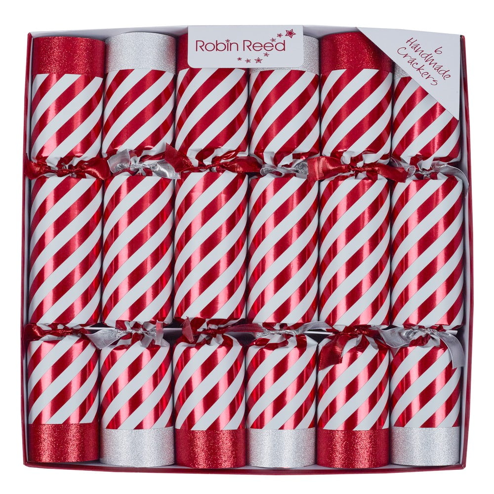 Pocnitori de Crăciun 6 buc. Candy Cane – Robin Reed