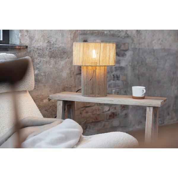 Veioză în culoare naturală cu abajur din iută (înălțime 38 cm) Soga – Markslöjd-image-4