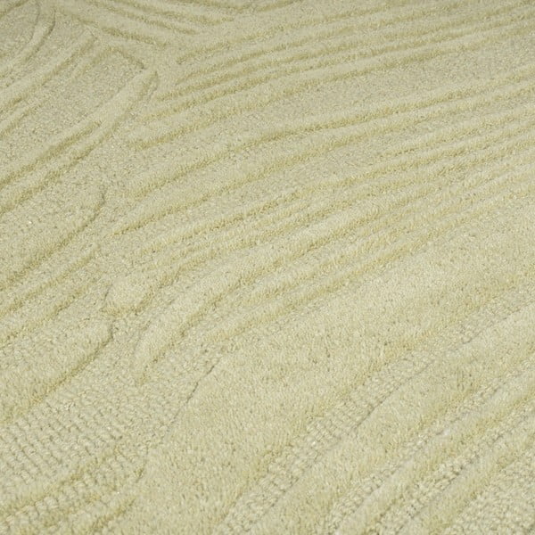 Covor verde rotund din lână ø 160 cm Lino Leaf – Flair Rugs-image-2