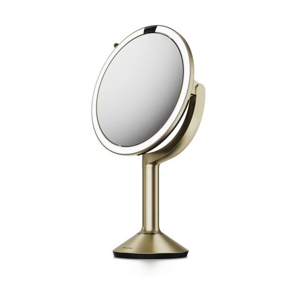 Oglindă cosmetică (mărire 5x/mărire 10x) cu led/de mărire ø 20 cm Trio – simplehuman