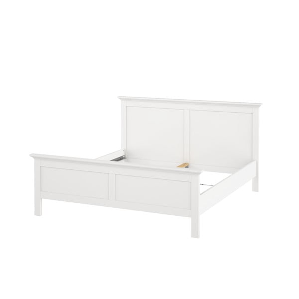 Pat matrimonial alb 160x200 cm Paris – Tvilum-image-3