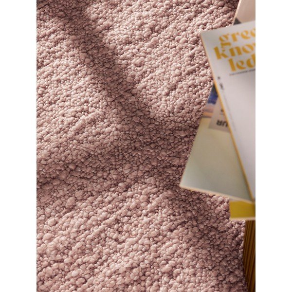 Covor tip traversă roz prăfuit țesut manual din material bouclé 80x200 cm Notting Hill Portobello – Ted Baker-image-2