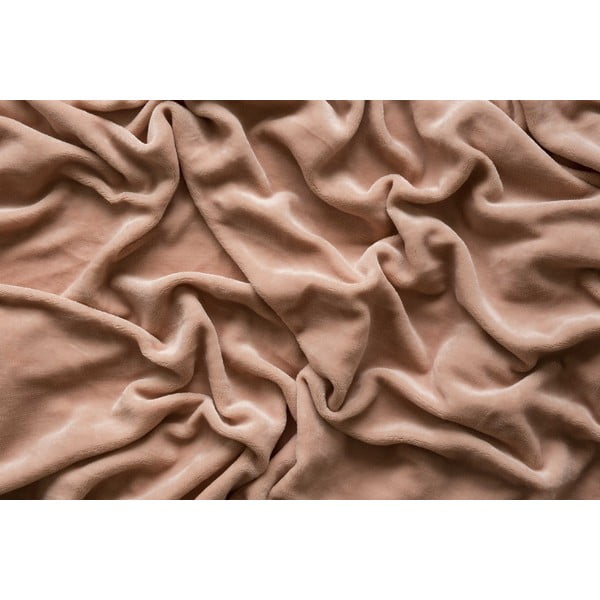 Cearceaf maro din micropluș cu elastic 180x200 cm – Jerry Fabrics-image-3