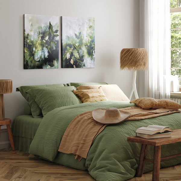 Set de tablouri cu detalii pictate manual 2 buc. 50x70 cm Myrtle – Styler-image-2