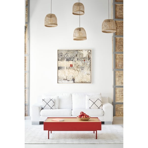 Măsuță de cafea Teulat Arista, roșu închis-image-1