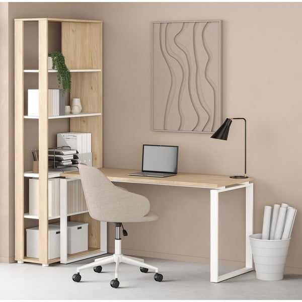 Birou cu blat cu aspect de lemn de stejar 60x150 cm Sign – Tvilum-image-1