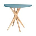 Masă de dining rotundă extensibilă 45x90 cm Jubi – Ragaba