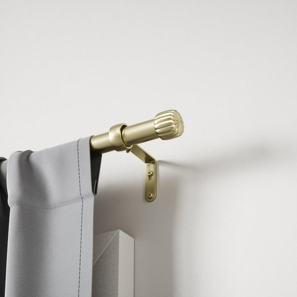 Galerie de perdea aurie extensibilă din oțel 91 - 168 cm Cleo – Umbra-image-2